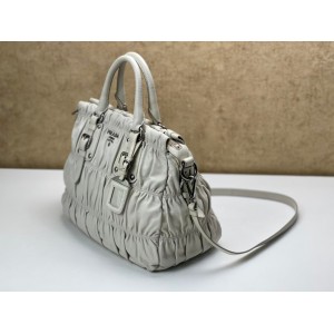 PRADA BN1336 NAPPA GAUFRE FULL LEATHER SHOPPING BAG [NEW]